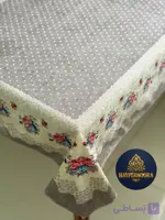 سفره (رومیزی) طرح غنچه ضد لک