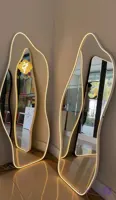 آینه مدل نئون دار | آینه اردکان | ابعاد ۷۰ *‌ ۱۸۰