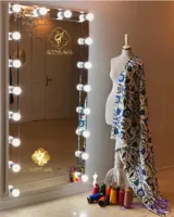 آینه قدی مدل آناستازيا با قاب تراش دار آينه ای ۱۸۰ در ۸۰ سانتیمتر