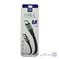 کابل شارژ USB-A به USB-C مدل L-209