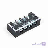 ترمینال باکالیت کاور دار 4 پیچ 35 آمپر کد TB-3504