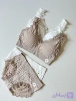 ست نیمتنه و شورت زنانه راحتی طرح بابونه