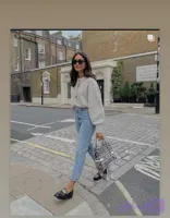 شلوار جین مام فیت mom fit برند zara زارا