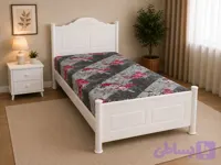 تخت خواب یک نفره پایه فلزی