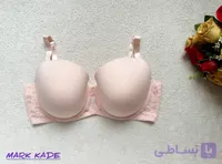 سوتین زنانه سایز بزرگ اسفنجی نخی دسته گیپوراسماراآلمان در دوسایز