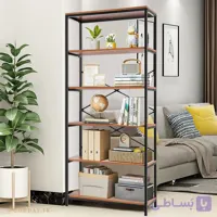 استند چوبی فلزی ایستاده شش طبقه