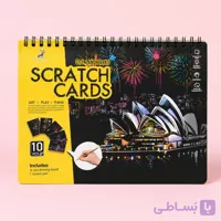 دفتر نقاشی خراشیدنی 10 برگ (اسکرچ)