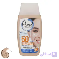 کرم ضدآفتاب رنگی پیکسل 50 SPFمدل LIGHT BEIGE مناسب برای پوست‌های چرب، حجم 50 میلی‌لیتر