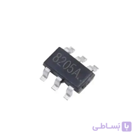 آیسی 8205A – ماسفت دوگانه N-Channel مناسب BMS باتری – بسته 3 عددی