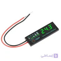 ماژول نمایشگر ولتاژ و میزان شارژ باتری لیتیوم-یون، پلیمر، فسفات و اسیدی