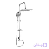 علم دوش حمام طرح مربع مدل آب و هوا اقتصادی کد Areo-1s