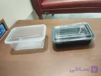 ظرف ماکروفری نیم پرس ماکروفری با درب،۲۰۰عددی