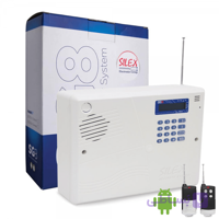 دزدگیر سایلکس (سیم کارت+تلفن)مدلSG8-S(دو ریموت)