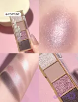 پالت سایه 4 رنگ فورچون شیگلم Sheglam Essential Square Eyeshadow Fortune
