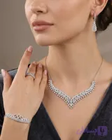 سرویس نقره زنانه ۹۲۵ زنجیری ایتالیایی