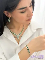 سرویس جواهری نقره ایتالیایی عیار925 مدل Sv1362
