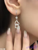 گوشواره جواهری نقره عیار925مدل Sv1772