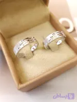 حلقه ست جواهری نقره زنانه ایتالیایی عیار925 مدلSv2072
