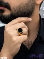 انگشتر نقره ۹۲۵ جواهری مردانه