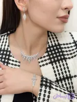 سرویس زنجیری نقره عیار925مدل Sv1181