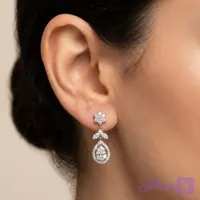 گوشواره نقره زنانه ۹۲۵ جواهری ایتالیایی