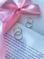 گوشواره جواهری نقره ایتالیایی عیار925مدل Sv1011