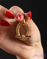 پلاک جواهری زنانه ایتالیایی نقره عیار925مدلSv4141