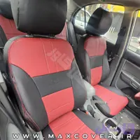 روکش صندلی جیلی امگرند 7 Geely Emgrand چرم مشکی زرشکی