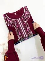 بلوز زنانه پنبه طرح پریزاد