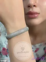 دستبند النگویی پرتو نقره شهر