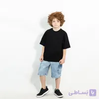 تیشرت مشکی اسپرت یکروپنبه سایز۵۰ الی۶۵