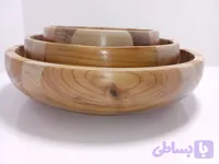 ست کاسه چوبی چند تکه