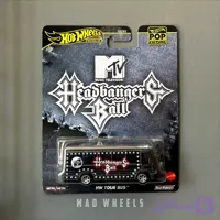 ماکت ماشین فلزی اتوبوس تور (HW Tour Bus) هات ویلز پرمیوم سری MTV Headbangers Ball | مقیاس ۱:۶۴