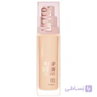 کرم پودر ليفتر ميبلين Maybelline Lifter Plump Glow Foundation