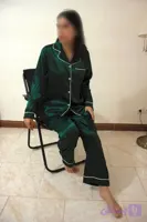 بلوز آستین‌بلند و شلوار سبزتیره