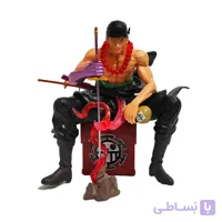 اکشن فیگور زورو نشسته به همراه سر اضافه | Roronoa Zoro Sit On Barrel