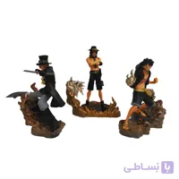 اکشن فیگور لوفی، ایس و سابو سه عددی وان پیس | One Piece Luffy, ace & Sabo