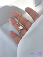 گردنبند استیل برند فشن مدل شکوفه