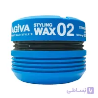 واکس مو آگیوا مدل 02 آبی / حالت دهنده و فیکس کننده مو/ بدون سفیدک / مناسب انواع مو