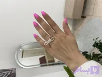 انگشتر پاپیون سیلور