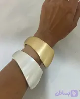 بنگل مات فری سایز گلد و سیلور