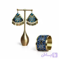 نیم ست گوشواره و دستبند