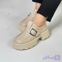 لوفر زنانه مدل بغل سگک زبانه اسپرت لژ ۵ سانتی