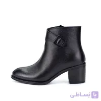 نیم‌بوت زنانه چرم طبیعی مدل مارین | پاشنه‌دار
