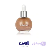روغن هایلایتر و درخشان‌کننده بدن شیگلم SHEGLAM رنگ Eros مدل sunlit silk حجم 28 میل [اصل]