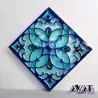 تابلو دیواری رزینی طرح اسلیمی ایرانی