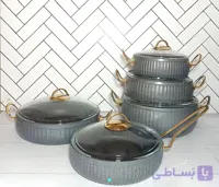 سرویس قابلمه 10پارچ سلین گرانیت اویز