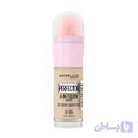 کرم پودر ، کانسیلر ، پرایمر و هایلاتر 4 در 1 میبلین مدل پرفکتورperfector maybelline