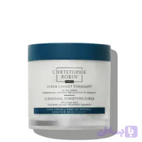 اسکراب کف سر پاکسازی‌کننده و آبرسان کریستوف رابین (Christophe Robin Cleansing Purifying Scrub with Sea Salt)