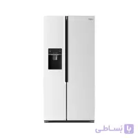یخچال فریزر ساید بای ساید جی پلاس مدل GSS-R7638 ظرفیت اتوماتیک یخ ساز
